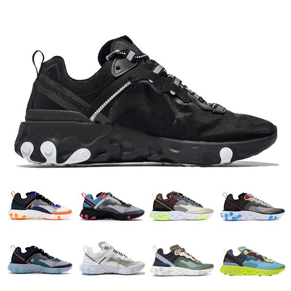 

Epic react element 87 running hoe for men women de igner neaker triple black white trainer undercover men port hoe ize 36 45