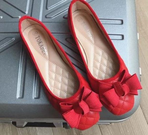 

2019 women's shoes in spring and autumn with new style flat bottom square head bowknot@2056, Black