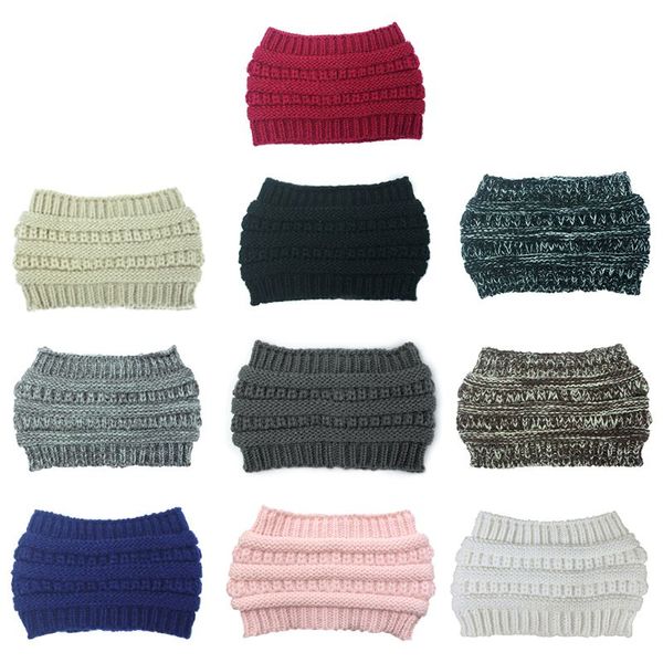 

winter knitted headband women crochet braided hair band ear warmer head wrap