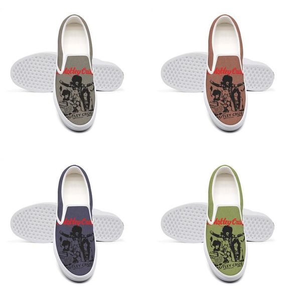 

casual motley crue canvas, unique non-slip shoes,design print pop limited,edition 2015 bring me the horizon new album horizon by, Black