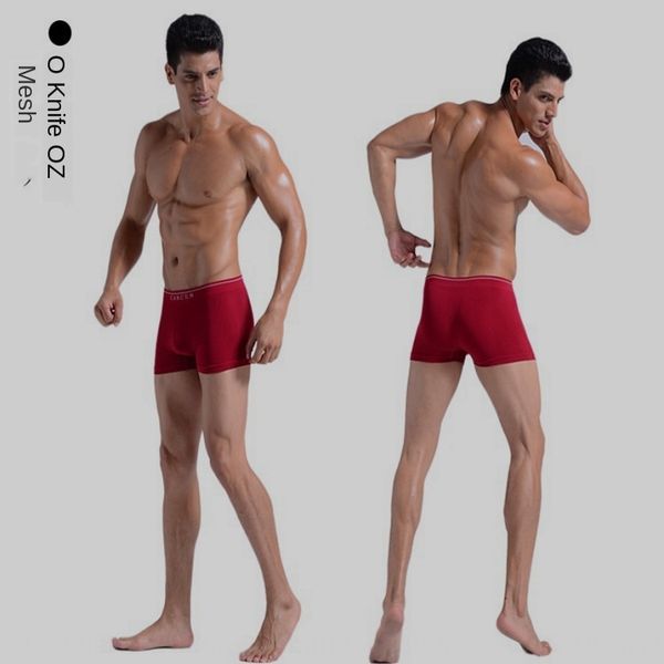 

carcen bamboo fiber traceless underpants underpants men's elastic underwear men's boxer underwear, Black;white