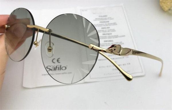 

classic fashion german designer sunglasses metal retro frameless series uv protective eyewear 6009