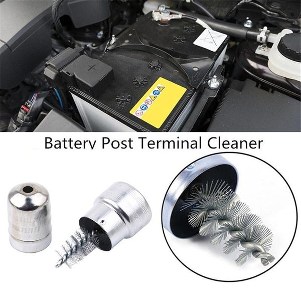 

car cleaning battery post terminal cable cleaner dirt corrosion brush hand tool battery wire brushes car care cleaning