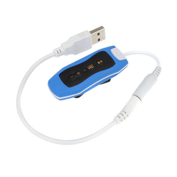 

doisports back clip mp3 waterproof mp3 player 4gb swimming pools fm radio music player with swimming diving earphone