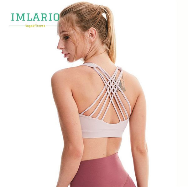 multi strap sports bra