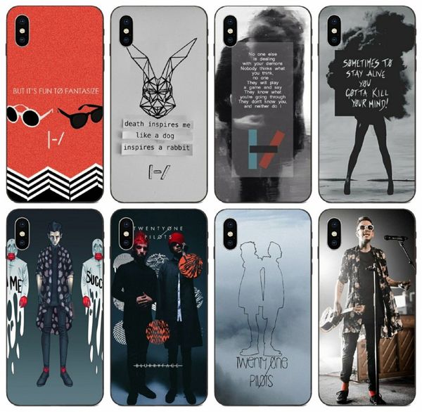 

tongtrade] twenty one pilots 21 tyler джозеф чехол для iphone 11 pro max x xs xr 8s 7s 6s plus galaxy a60 a6s huawei p20 lite xiaomi 9 case