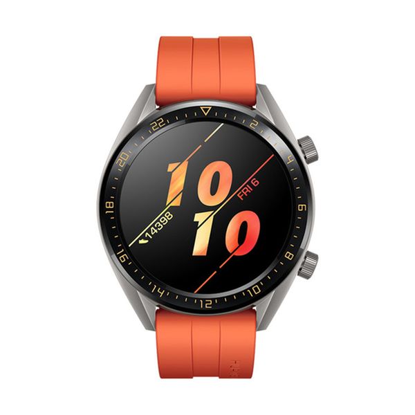 Original Huawei Assista GT relógio inteligente com GPS NFC Heart Rate Monitor 5 ATM impermeável relógio de pulso do esporte Rastreador Relógio Para Android iPhone iOS