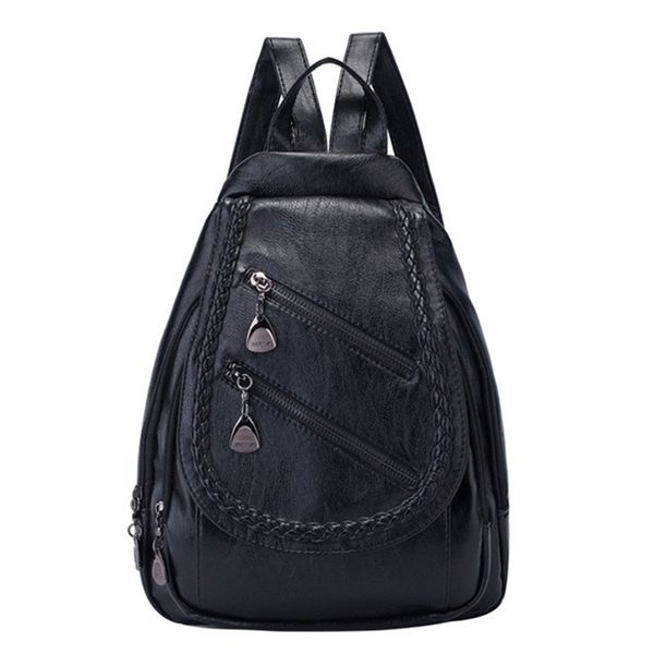 

fggs-fashion wild lady shoulder bag large capacity casual personality bag small fresh backpack