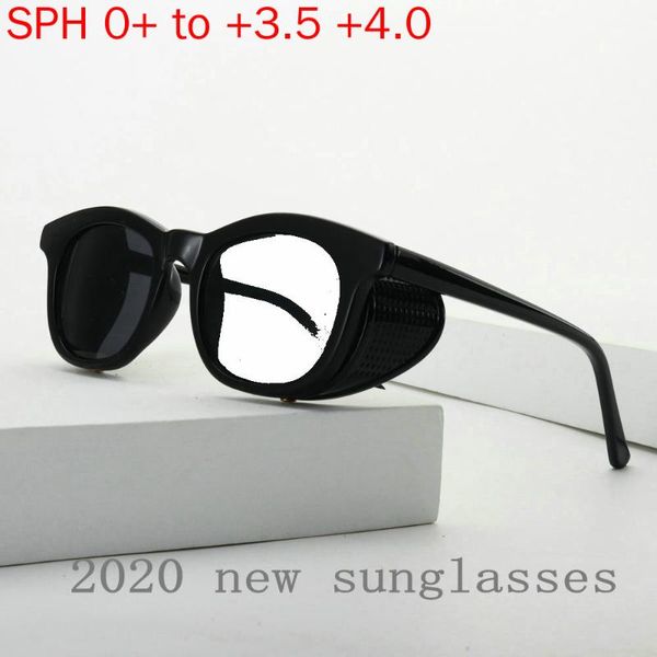 

2020 titanium alloy round punk sun glasses women transition pchromic reading glasses men presbyopia uv400 nx, White;black