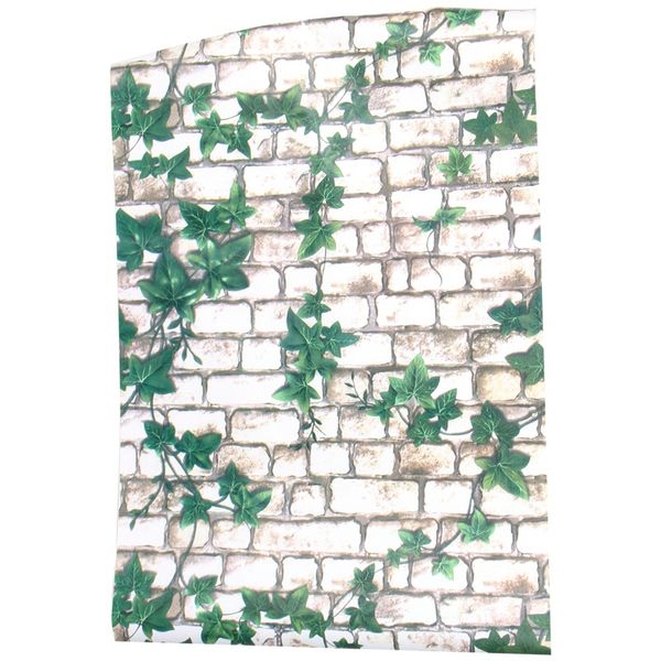 

3d three-dimensional imitation brick waterproof wall stickers self-adhesive stickers wallpaper 45 * 100cm: white + green