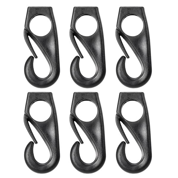 

kayak accessories 6pcs kayak bungee cord hooks clips lashing hooks for canoe rowing boats cord bungee rope line