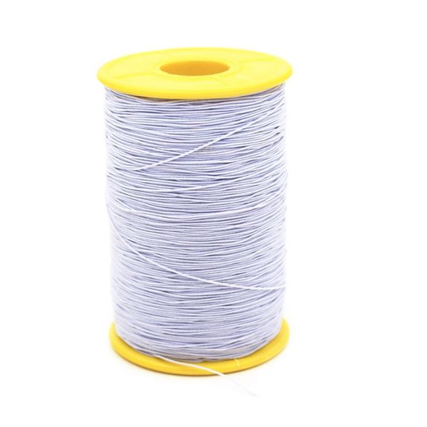 

400m 0.5mm stretchy elastic rope cord diy jewelry making beading string wire d08f, Black;white