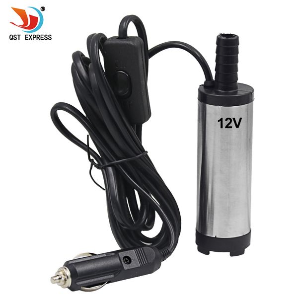 

12v dc diesel fuel water oil car camping fishing submersible transfer pump
