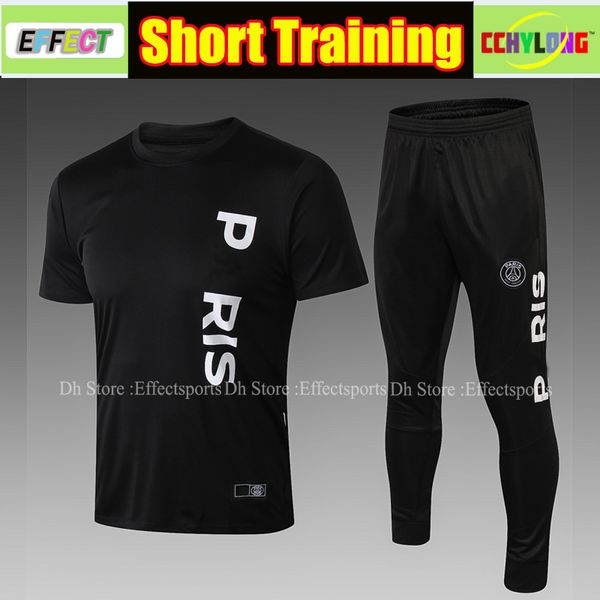 

New Arrived Survetement 2019 PSG Short Training Suit Kit Adult Sey 18/19 MBAPPE Tracksuit Maillot de foot Short Sleeve Soccer Sweater Shirts