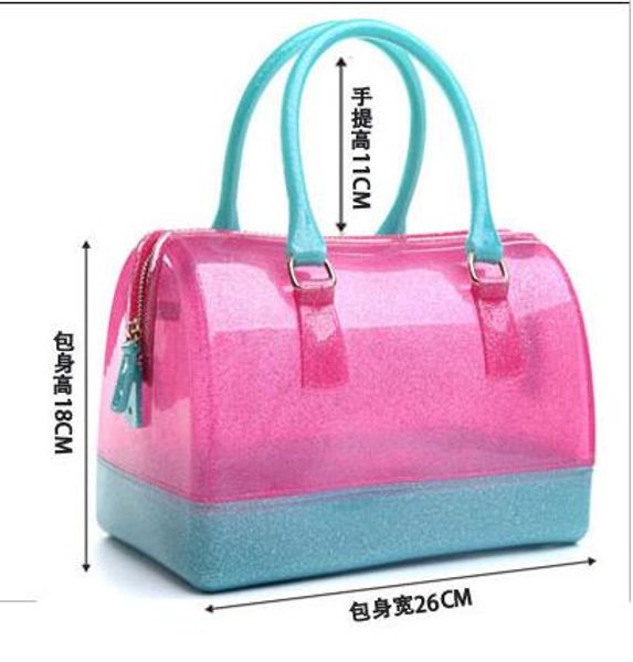 

желе сумка конфеты цвет прозрачный пвх кристалл сумочка сумки пляжные сумки женские сумки кошелек сумки с замком