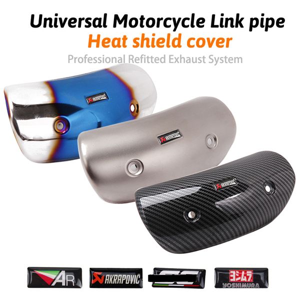 

51mm/60mm motorcycle exhaust for austin racing muffler for middle connection link pipe protector heat shield cover