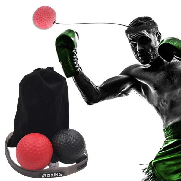 

boxing reflex ball head band fighting speed training punch ball muay tai 2 fight exercise equipment accessories #yj