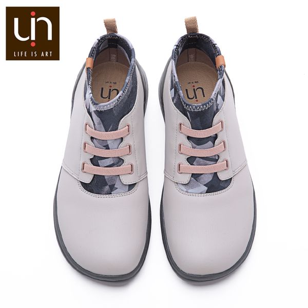 

uin canberra series ankle boots for women microfiber suede boots ladies flat shoes outdoor large sizes white/blue/yellow, Black