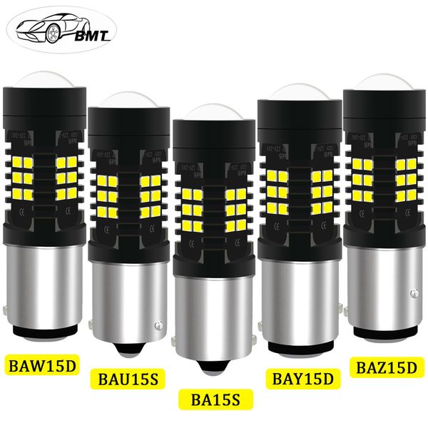 

bmt 1156 ba15s p21w led bau15s py21w bay15d led bulb 1157 p21 5w p21/5w p21/4w pr21/5w baz15d baw15d car 12v brake light