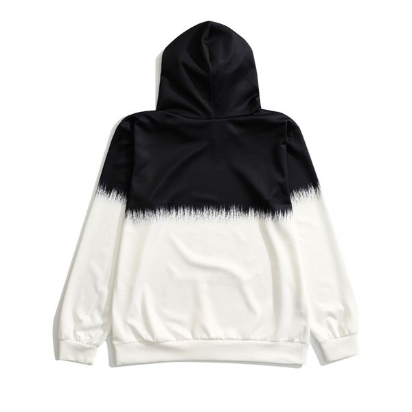 

digital printing autumn and winter new style harajuku long sleeve hoodie women's loose-fit ufo alien hoodie wy1427, Black