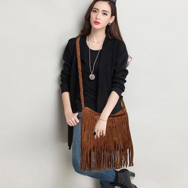 

fashion handbags women bag female casual shopping totes tassel shoulder bags ladies