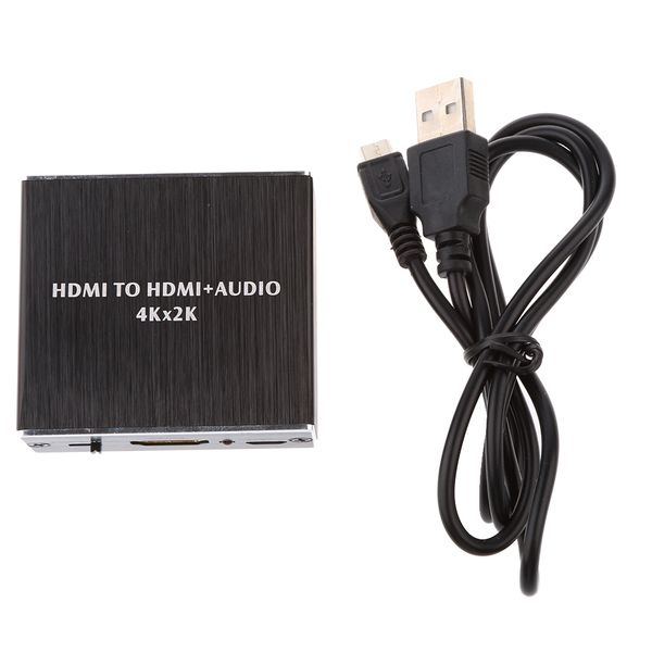 

4kx 2k hdmi to hdmi extractor optical spdif +3.5mm audio splitter adapter