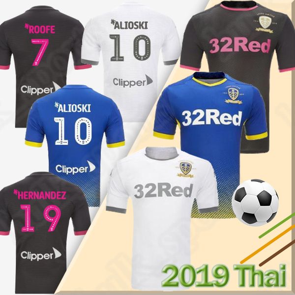 

Leeds United soccer jersey 19 20 ROOFE BAMFORD ALIOSKI CENTENARY 2019 2020 United home AWAY football kit shirts Costa