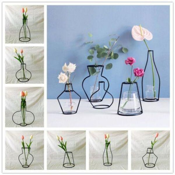 

nordic minimalist abstract vase lines black a iron vase flower dried flower vase home living room decoration