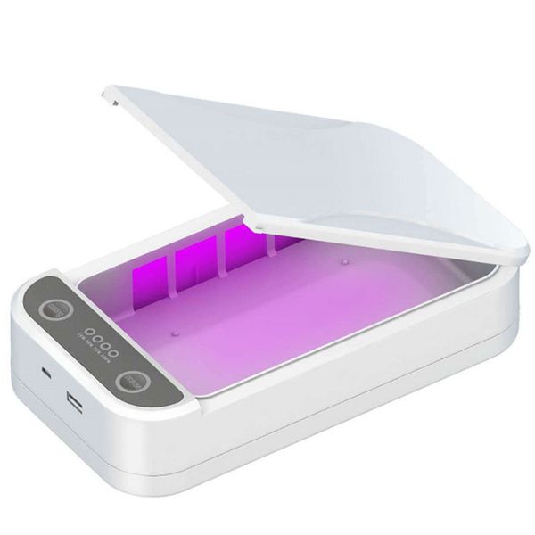 

uv phone masks sterilizer box jewelry phones cleaner personal sterilizer disinfection cabinet with aroma sterilization for mask
