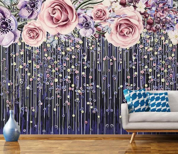 

self-adhesive] 3d flower 1148 wall paper mural wall print decal murals