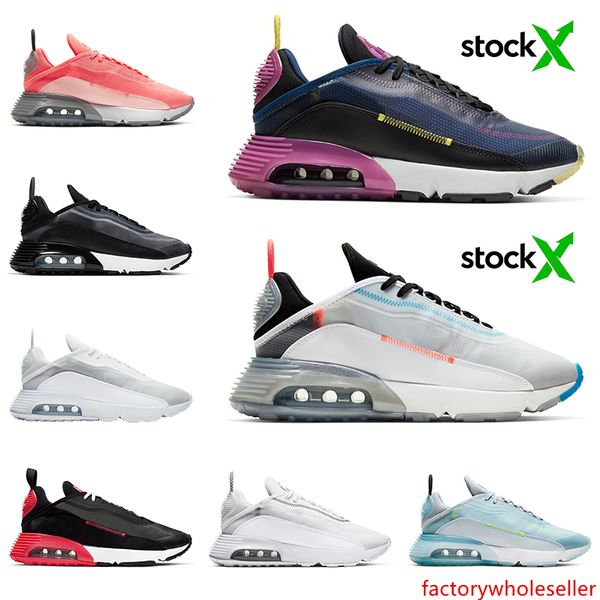 

stock x 2090 men women running shoes mens trainers lava glow bright crimson navy magenta duck camo bred triple black white sports sneakers
