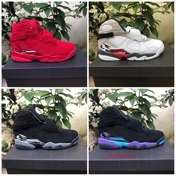 

new men basketball shoes 8s valentines day aqua countdown pack 8 reflective bugs bunny mens rtos trainers designer sports sneakers 7-13