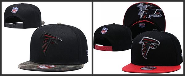 

Atlanta Mens Falcons Бейсболка Регулируемая кепка Повседневные шляпы для отдыха Сплошной