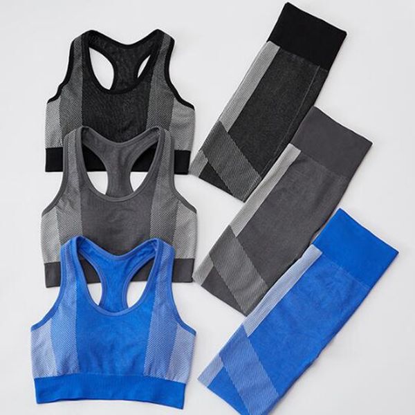 

фитнес-энергия бесшовные йога наборы женщины gym фитнес йоги высокой талией леггинсы йога установить бег тренировки спортивная одежда брюки