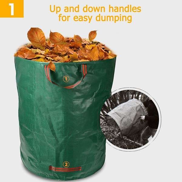 

gardening bag kit 32 72 132 gallons,extra reuseable heavy duty gardening bags,lawn pool yard garden leaf waste bag trash bags