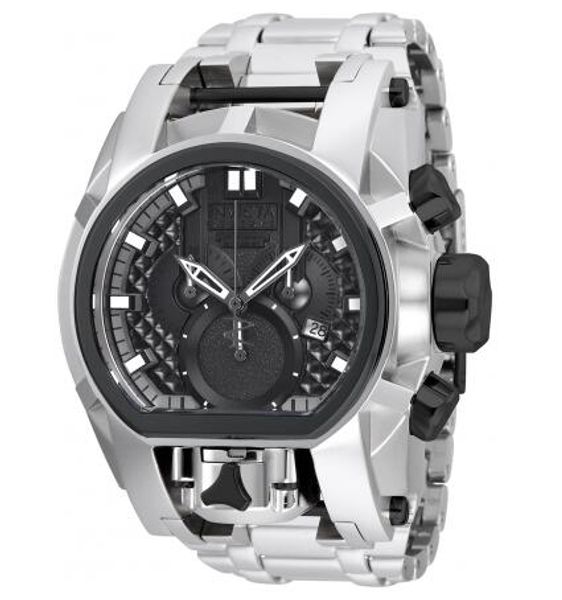 25204 - Bolt Men 52mm Aço Inoxidável Preto + Aço Inoxidável Dial Titanium 5040.D Quartz Watch