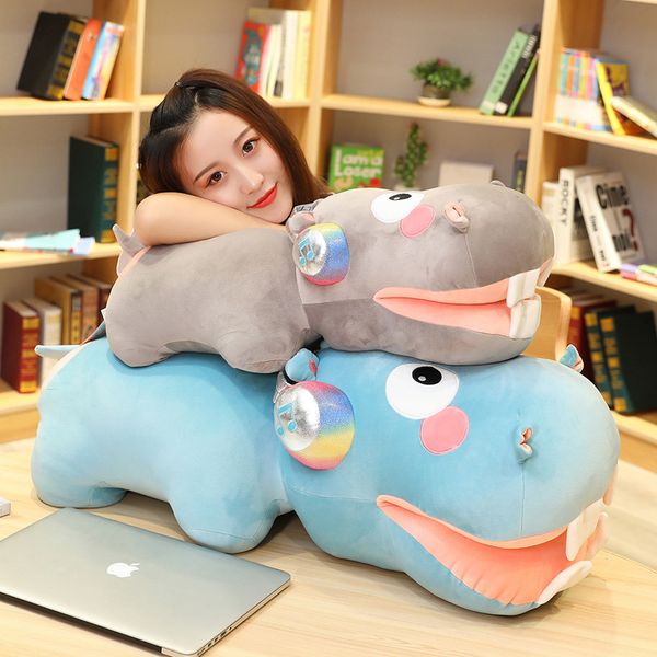 

New Teeth Headsets Hippo Plush Toy Doll Doll Creative Gift