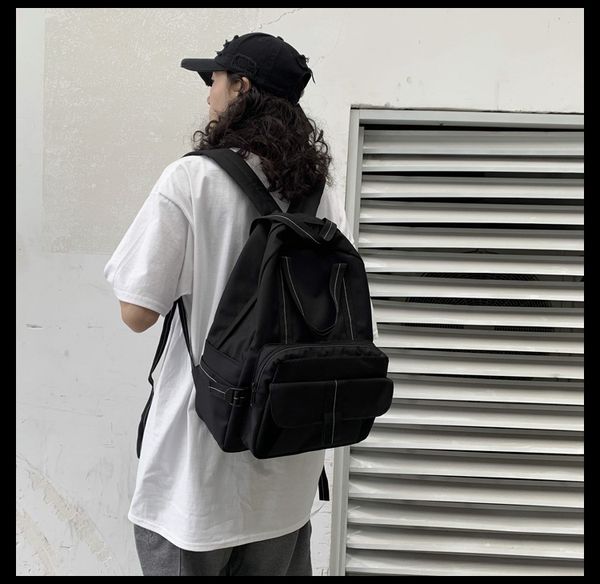 

new backpack for mummy large capacity diaper bag canvas cloth lightweight bags baby and clothing storage bzt040