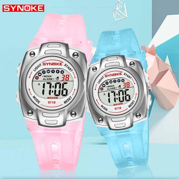 

2019 waterproof children kids boy watches digital led quartz alarm date sports electronic quartz sport watch wristwatch xc, Blue