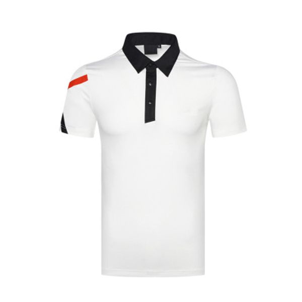 

2020 летние виды спорта на открытом воздухе новый гольф одежда мужская с коротким рукавом дышащий тенденция рубашки впитывания футболки топ, White;black