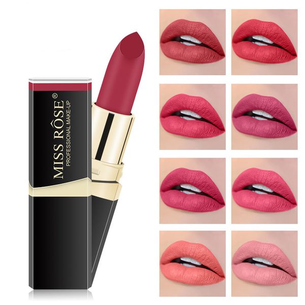 

long lasting waterproof nude lipstick matte cosmetics lip tint 42 colors moisturizer matte lipstick