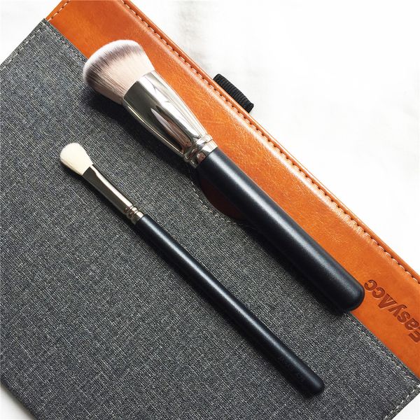 

the Synthetic Rounded Slant Foundation Brush 170 & Synthetic Blending Brush 217s - Must Have Face and Eye Brush, M-c brush