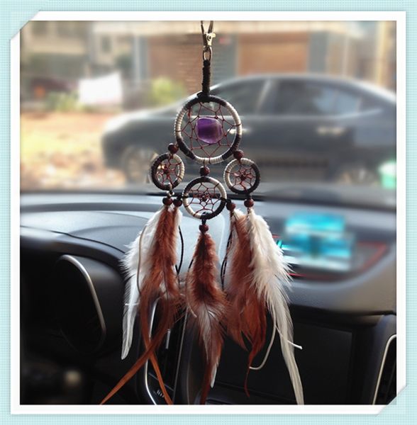 

handmade dream catcher keychain home decor car hanging decoration