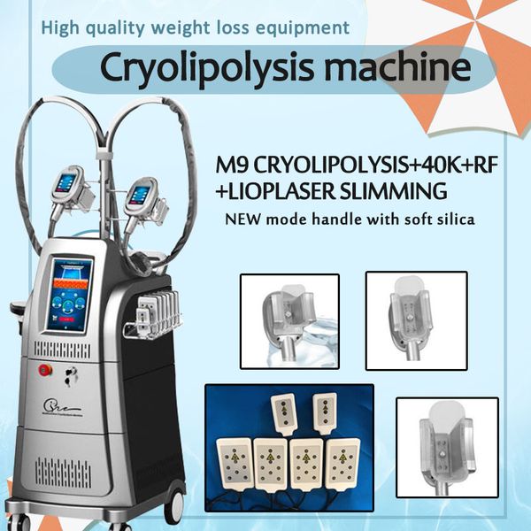 

новая версия 2019 новый cryolipolysis машина для похудения fat замораживание вакуумная потеря веса ультразвук рф lipo машины лазерной криоте