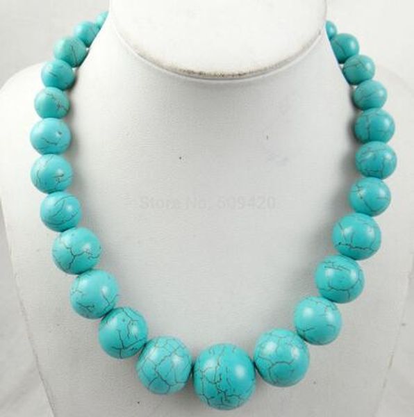 

sedimento natural y turquesa joyerÃ­a hecha a mano necklacee, Silver