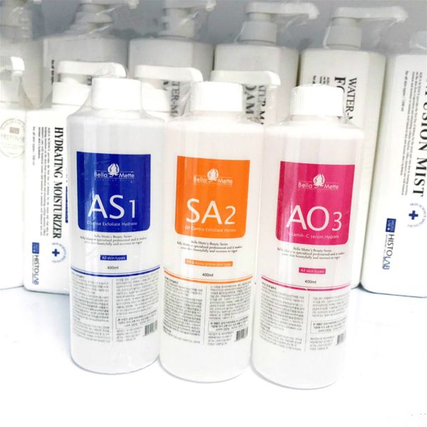 

new style as1+sa2+ao3 aqua peeling solution 400ml /bottle aqua facial serum hydra facial serum for normal skin imported from korea