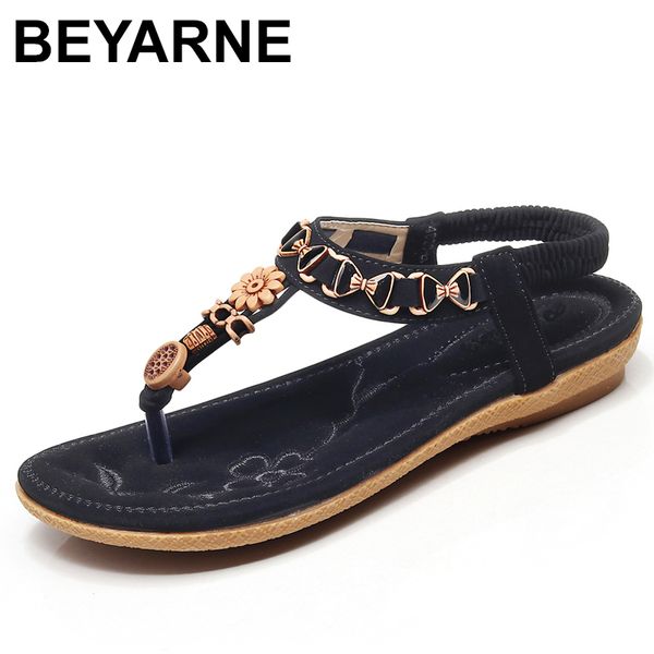 

beyarne women summer vintage gladiator shoes beach lace up sandals flat heels s ladies beach sandalias, Black