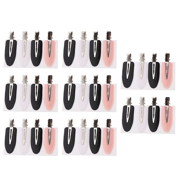 

32x women no bend hair clips, pin curl clip, makeup seamless hair clips, Brown