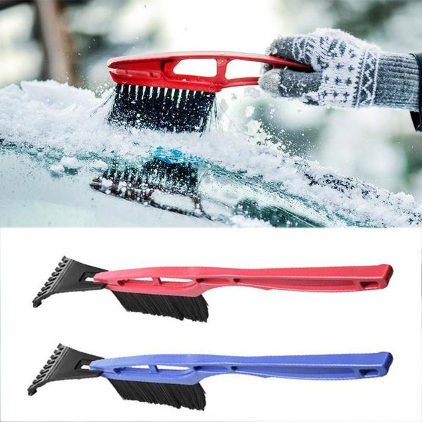 

2 in 1 vehicle snow ice scraper snowbrush shovel removal brush clean tool window windshield car ice scraper remover deicer tool