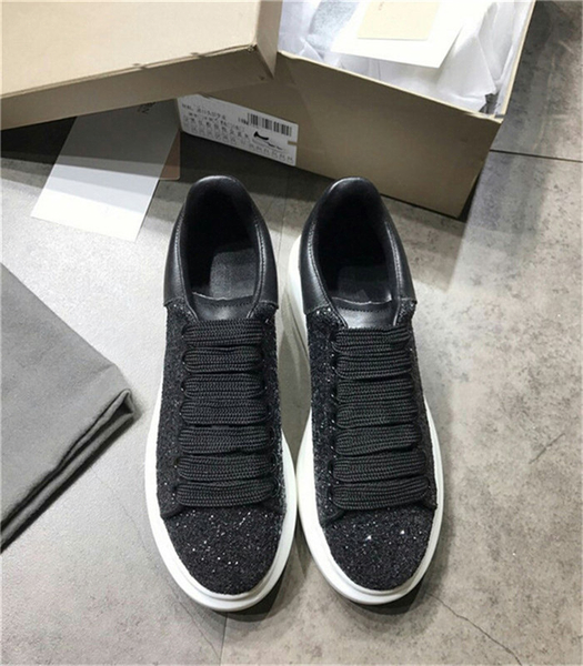 

2018 luxury designer men casual shoes mens womens fashion sneakers layer leather shoes lightweight sneakers115645de3d#, Black